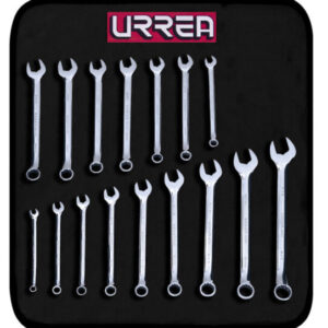 Juego de llaves combinadas pulido espejo en pulgadas y métricas