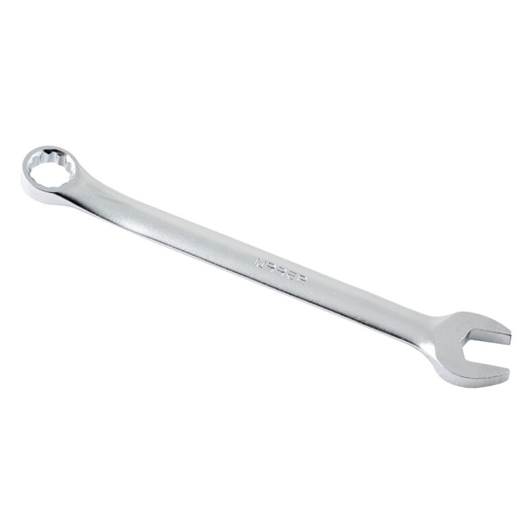 Llave combinada satinada en pulgadas