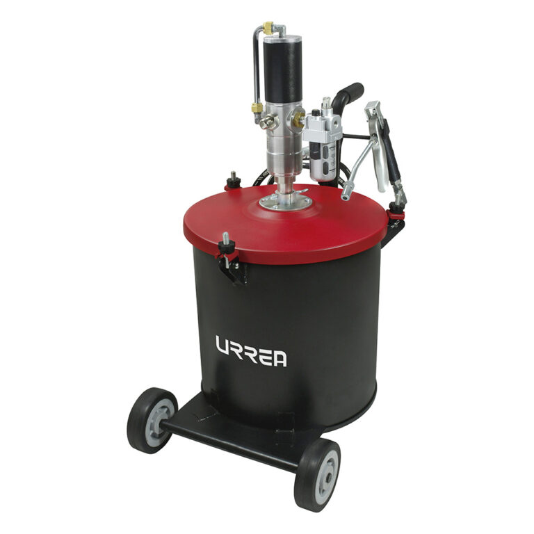 Inyector de grasa con cubeta neumático de 30 kg