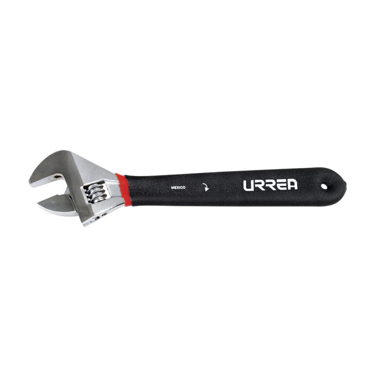 Llave ajustable cromada con mango Rubber grip 18" Urrea
