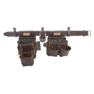 Portaherramientas de piel con cinturón