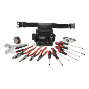 Juego combinado de herramienta para electricista en portaherramientas