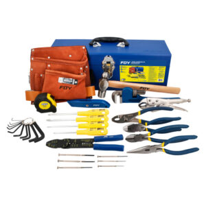 Juego combinado de herramienta con caja metálica