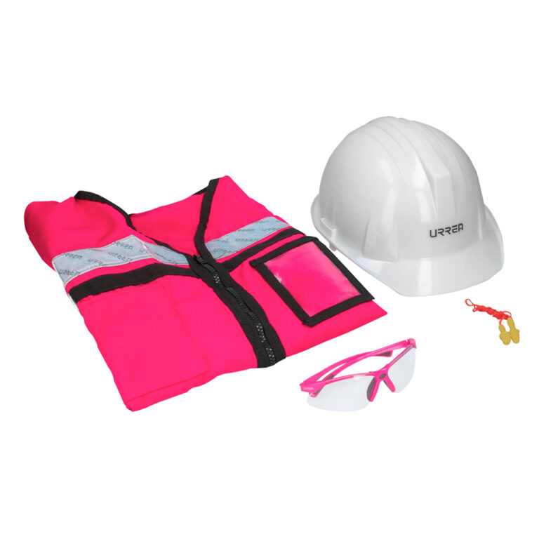 Juego de equipo de protección personal rosa CH
