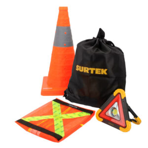 Juego combinado de herramientas para seguridad vial