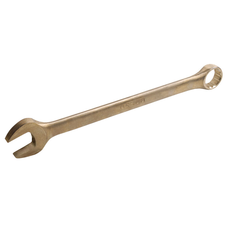 Llave combinada de bronce-aluminio antichispa en pulgadas