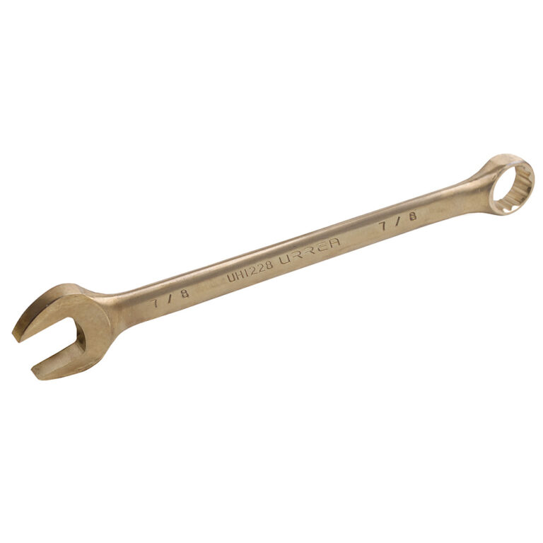 Llave combinada de bronce-aluminio antichispa en pulgadas