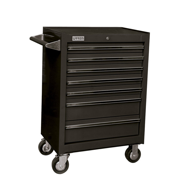 Gabinete móvil 7 gavetas 27" negro serie X Urrea