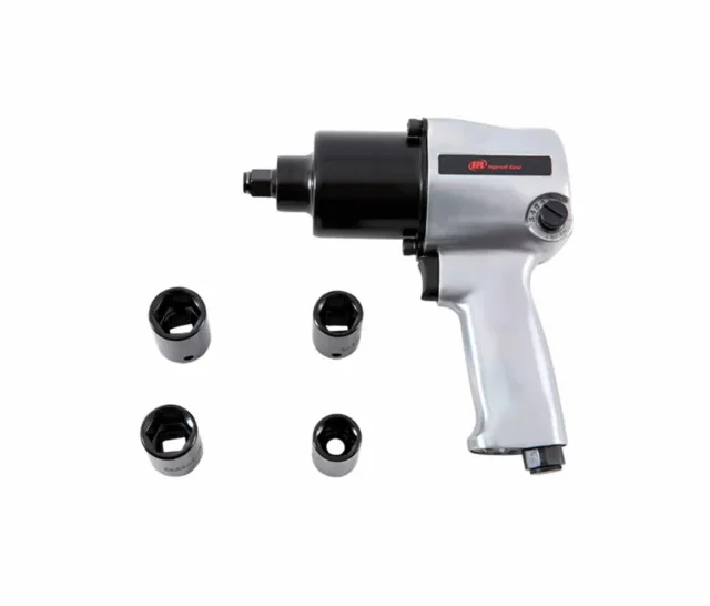 KIT PISTOLA DE IMPACTO NEUMATICA 1/2" CON 4 DADOS