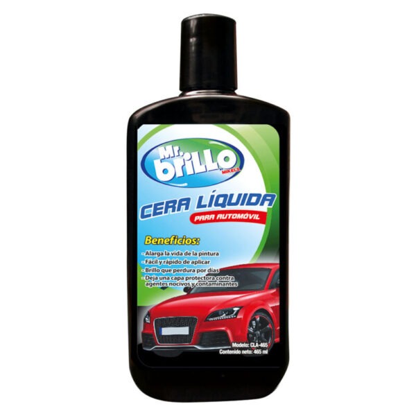 CERA LIQUIDA PARA AUTOMOVIL 465 ML