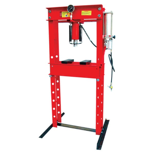 PRENSA HIDRONEUMATICA 30 T C/PISTON Y MANOMETRO