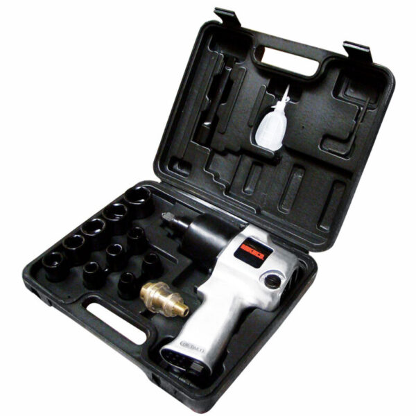 PISTOLA IMPACTO NEUMATICA 1/2 420 pie/lb C/DADOS