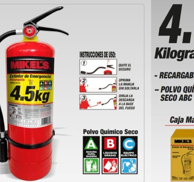 Extintor de Emergencia Recargable