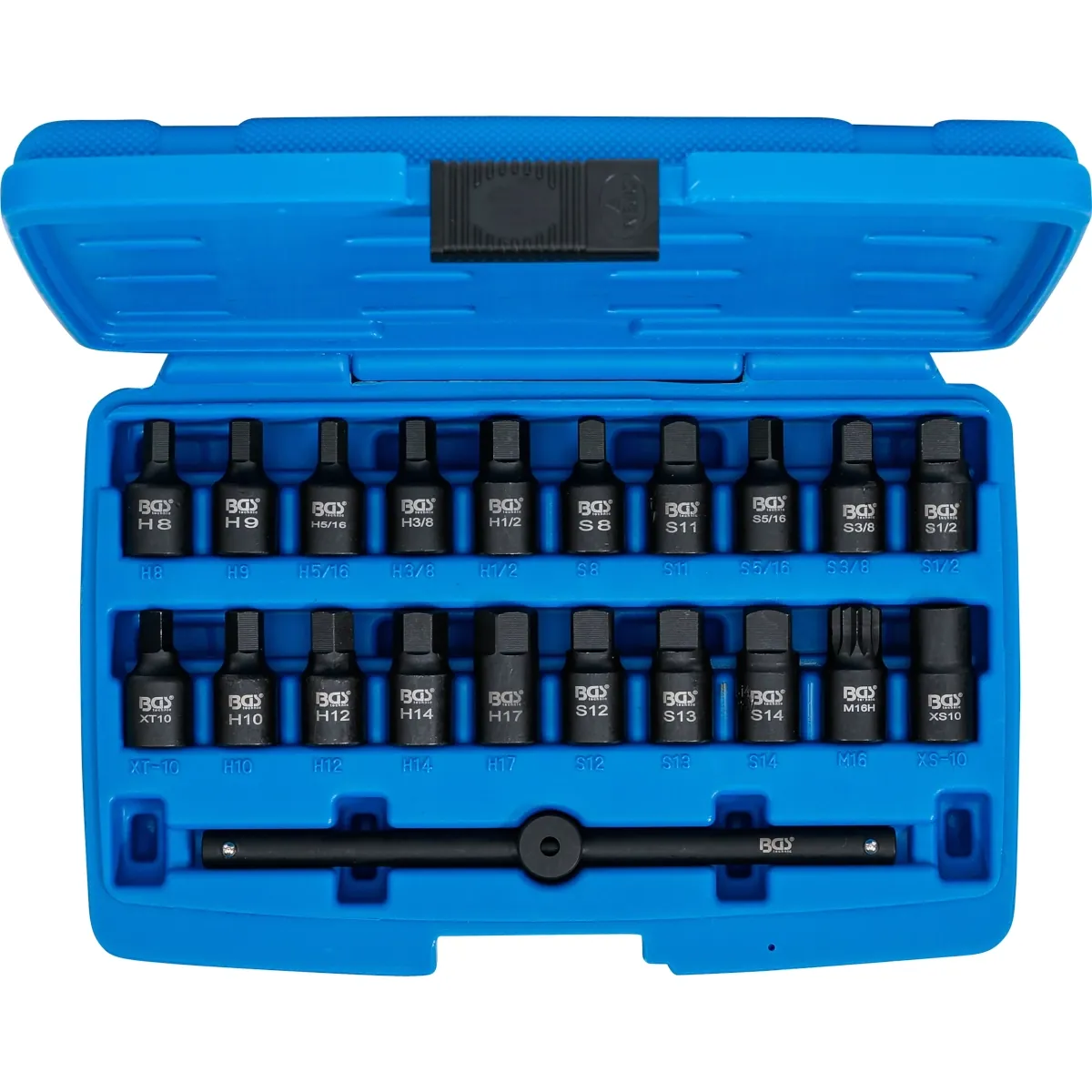 JUEGO 21 PIEZAS DE DADOS 3/8" PARA TAPON DE CARTER - Imagen 4