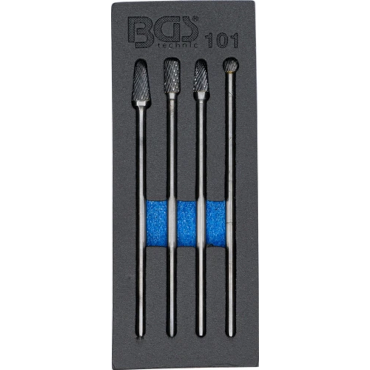 JUEGO DE FRESAS HSS, EXTRA LARGAS | 4 PIEZAS