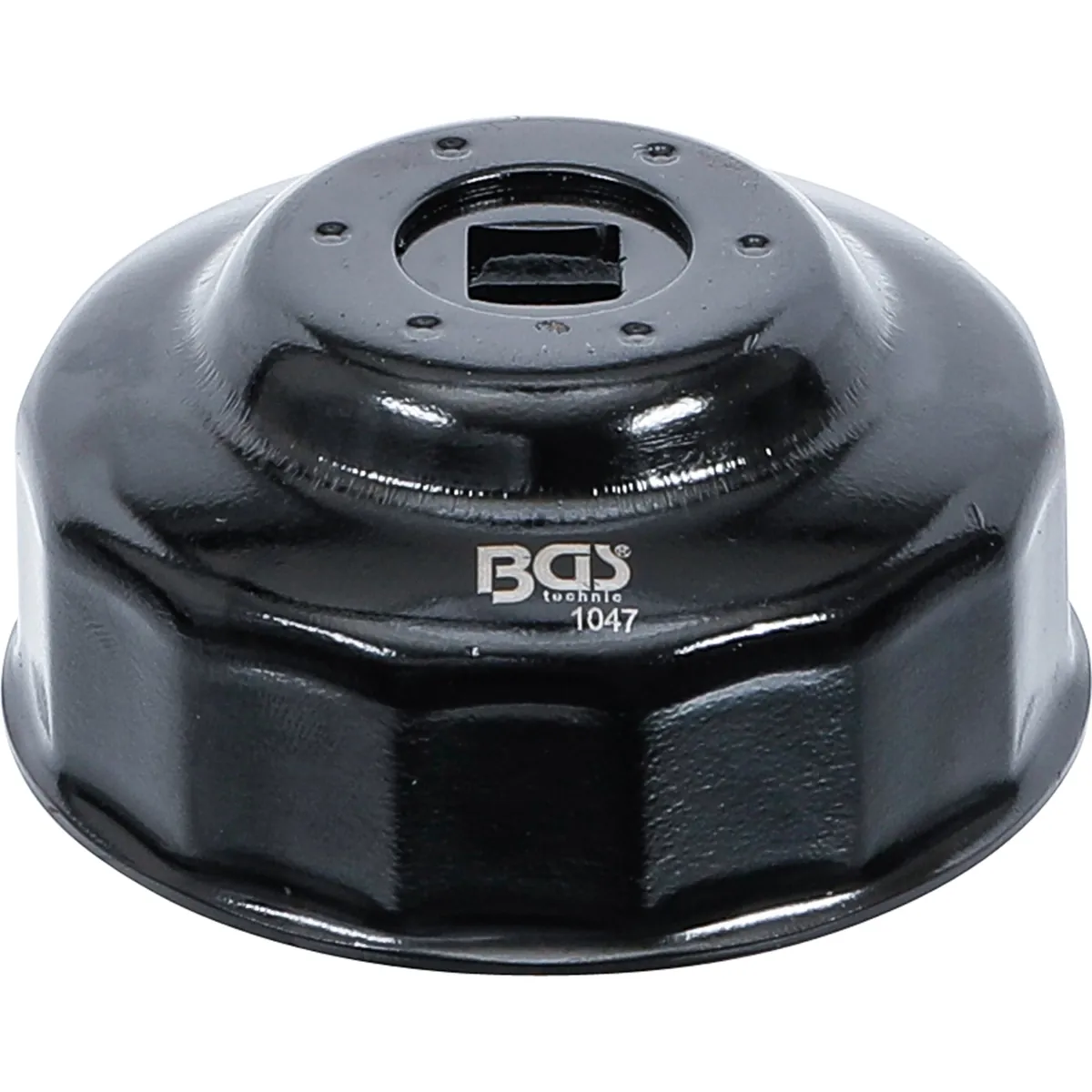 CAZOLETA PAR EXTRAER FILTROS DE ACEITE, ACABADO EN NEGRO, 65 MM X P14 - Imagen 3