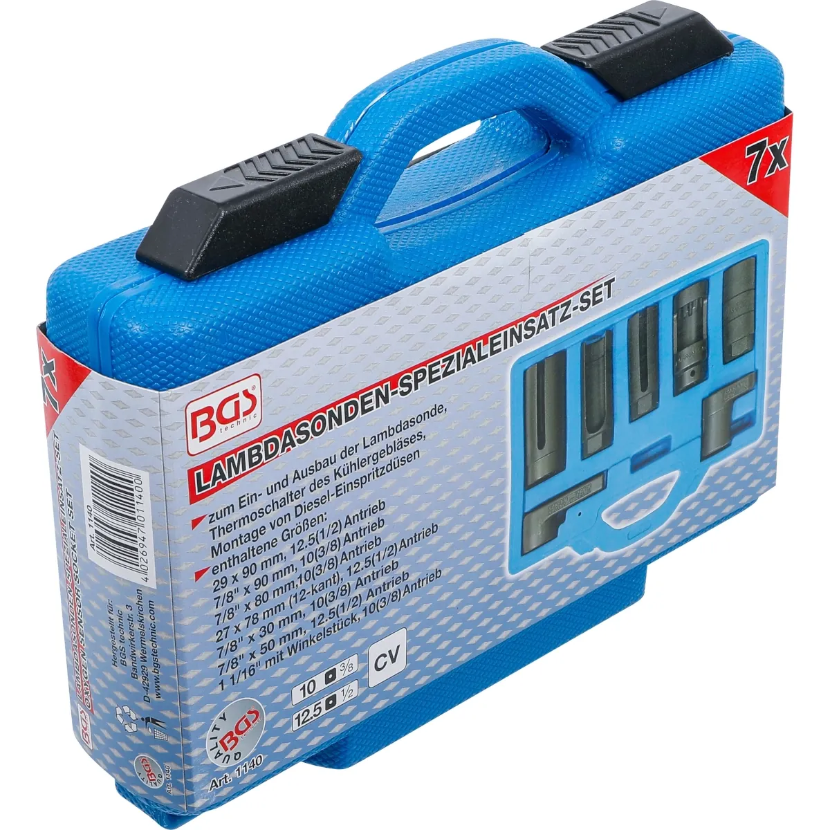 JUEGO 7 PIEZAS DE DADOS CON VENTANA PARA INYECCIONES Y SONDA LAMBDA - Imagen 7