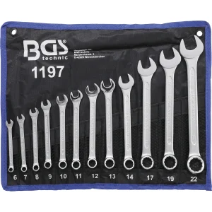 JUEGO 12 PIEZAS DE LLAVES COMBINADAS 6-22 MM