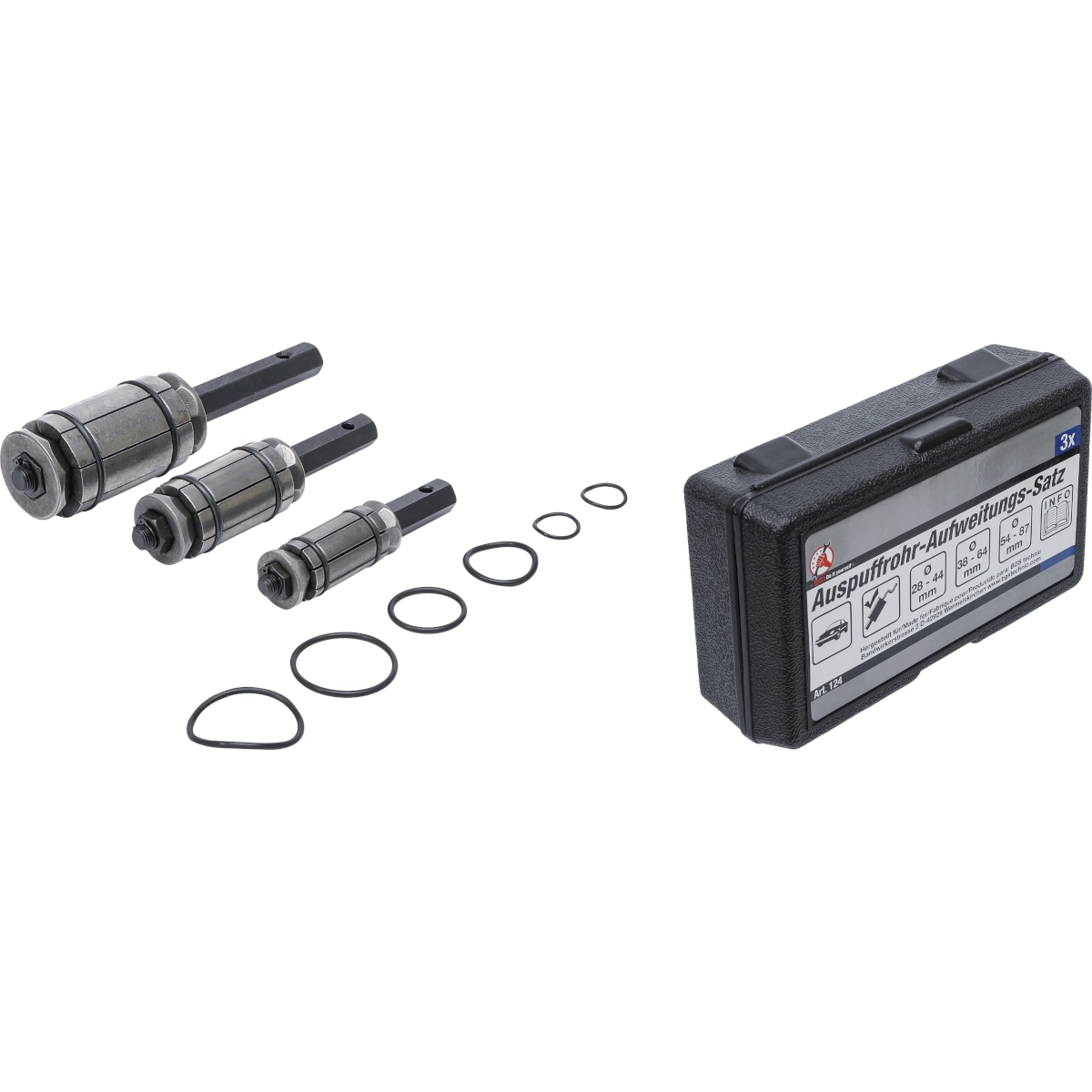 JUEGO DE EXPANSORES DE TUBOS DE MOFLE / ESCAPE | 3 PIEZAS - Imagen 6