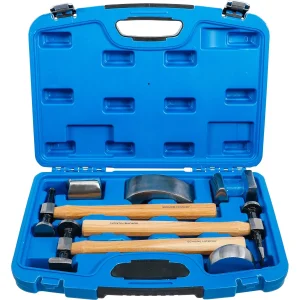 JUEGO 7 PIEZAS DE TASES Y MARTILLOS