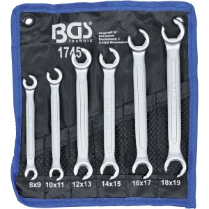 JUEGO DE LLAVES PARA LINEAS DE FRENO | 6 PIEZAS