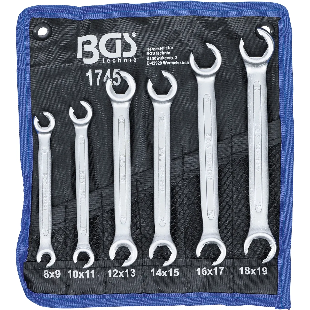 JUEGO DE LLAVES PARA LINEAS DE FRENO | 6 PIEZAS