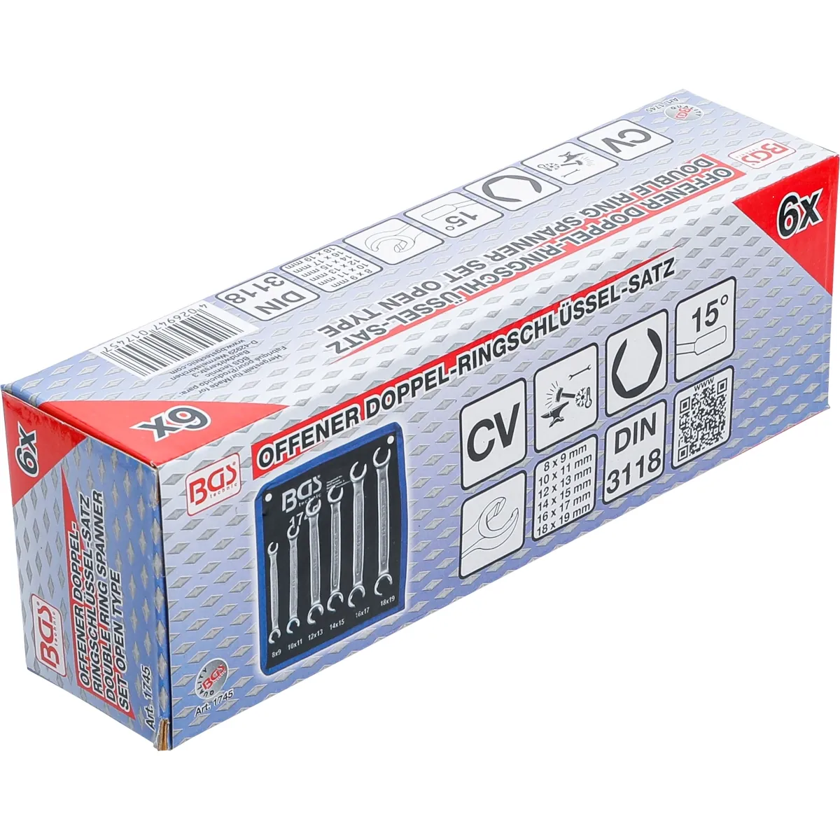 JUEGO DE LLAVES PARA LINEAS DE FRENO | 6 PIEZAS - Imagen 6