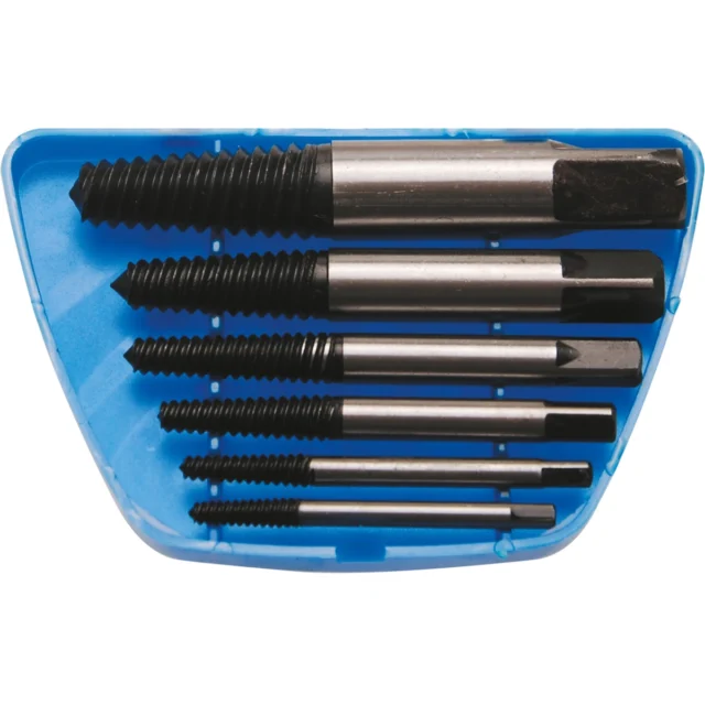JUEGO 5 PIEZAS PARA LA EXTRACCIÓN DE TORNILLOS, TALLA  1- 6