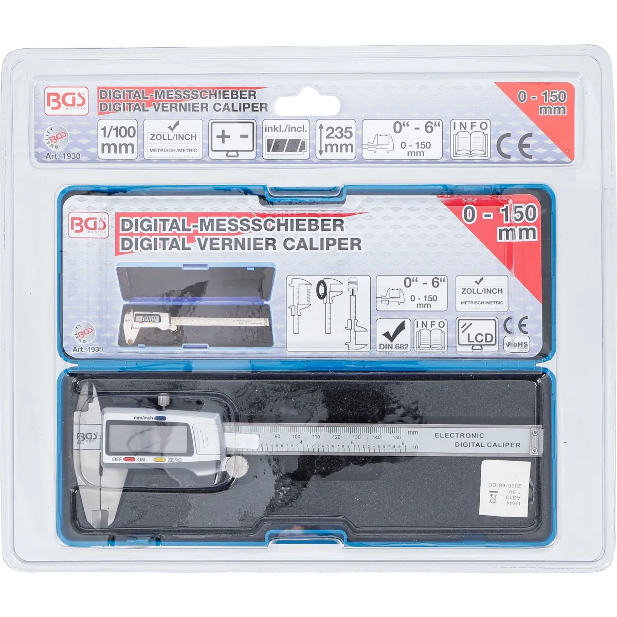 CALIBRE (VERNIER) DIGITAL 150 MM - Imagen 8