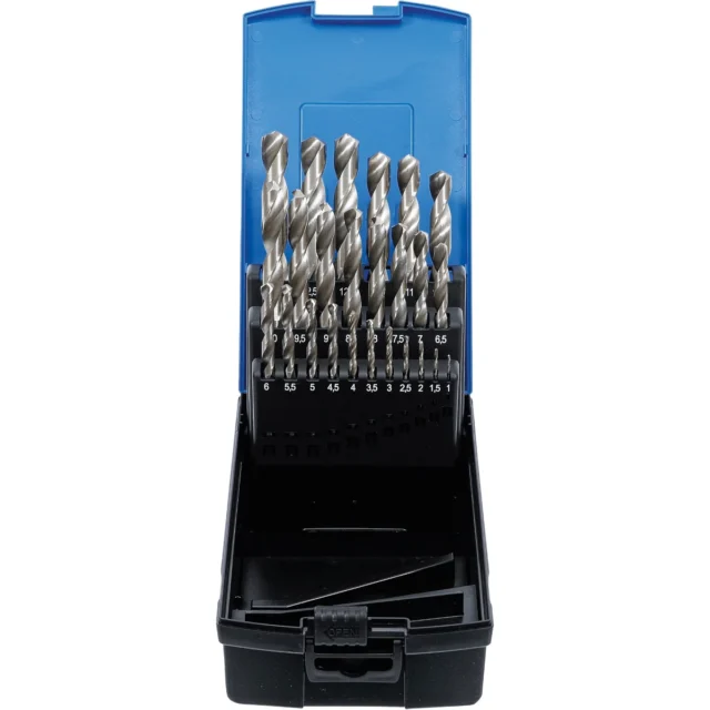 JUEGO 26 PIEZAS DE BROCAS HSS 1-13 MM