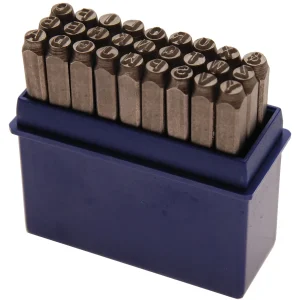 JUEGO PUNZONES DE LETRAS, 5 MM