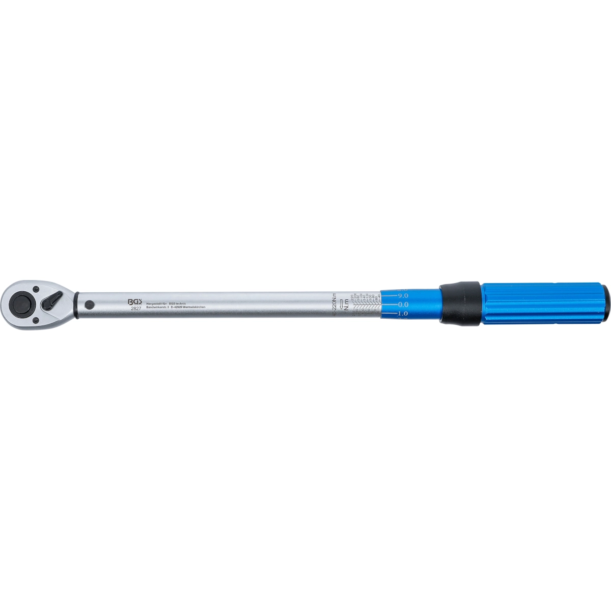 TORQUIMETRO | CUADRADO EXTERIOR 12,5 MM (1/2") | 40 - 220 NM - Imagen 3