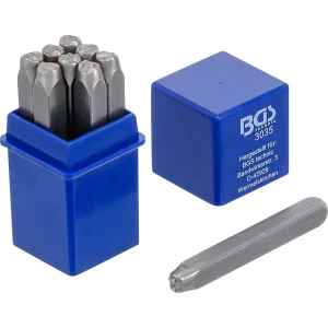 JUEGO PUNZONES DE NUMEROS, 5 MM