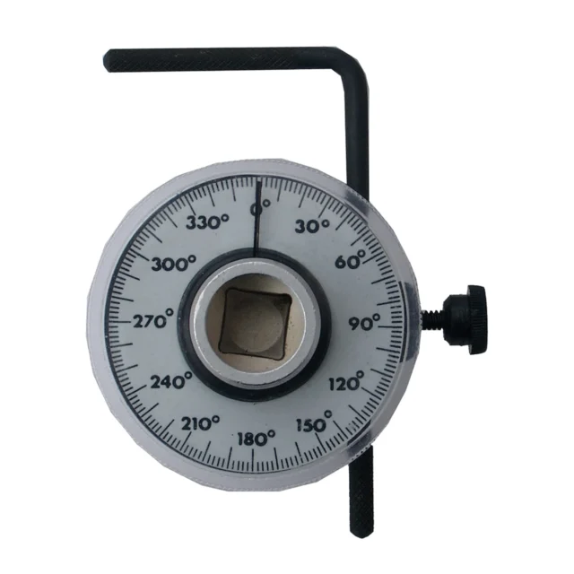 GONIOMETRO 1/2" PARA COMPROBACION DE ANGULO DE PAR, CABEZAL CUADRADO