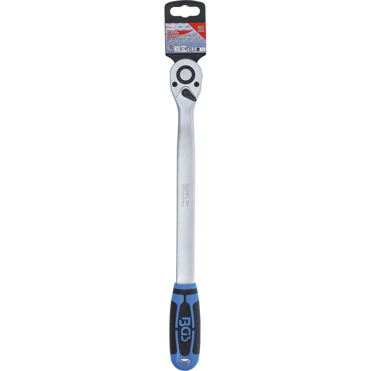 MATRACA REVERSIBLE 1/2", EXTRA LARGA, 380 MM - Imagen 6