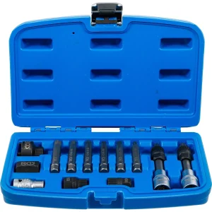 JUEGO 12 PIEZAS PARA POLEAS DE ALTERNADOR, 1/2"