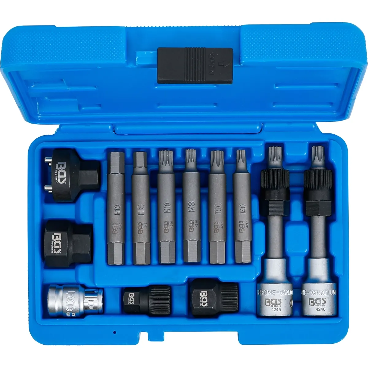 JUEGO 12 PIEZAS PARA POLEAS DE ALTERNADOR, 1/2" - Imagen 4