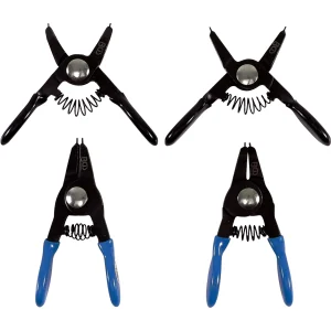 JUEGO 4 PIEZAS DE PINZAS DE PUNTAS (PARA SEGUROS) PARA CIERRE DE PRISIONEROS PEQUEÑOS