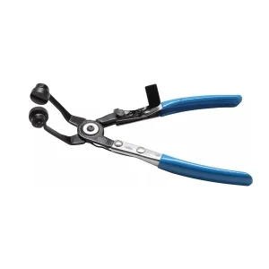 ALICATES PARA ABRAZADERAS DE MANGUERAS | CURVADO TIPO | CON FUNCIÓN DE CARRACA | 220 MM