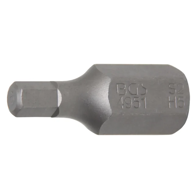 PUNTA HEXAGONAL 30 MM CORTA 3/8" ,  5 MM