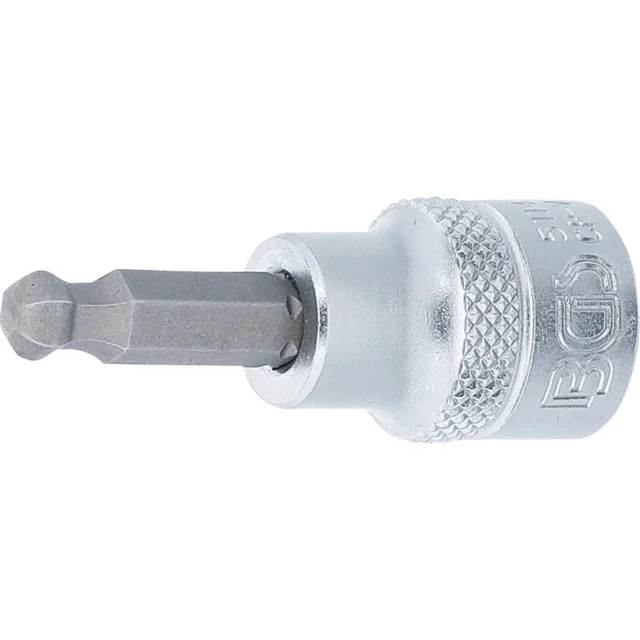 DADO CON PUNTA  HEXAGONAL 3/8" , CON CABEZA DE BOLA ,6 MM