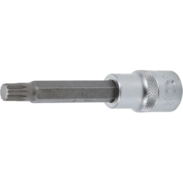 1/2" DADO CON PUNTA SPLINE (XZN) 100 MM DE LARGO M9