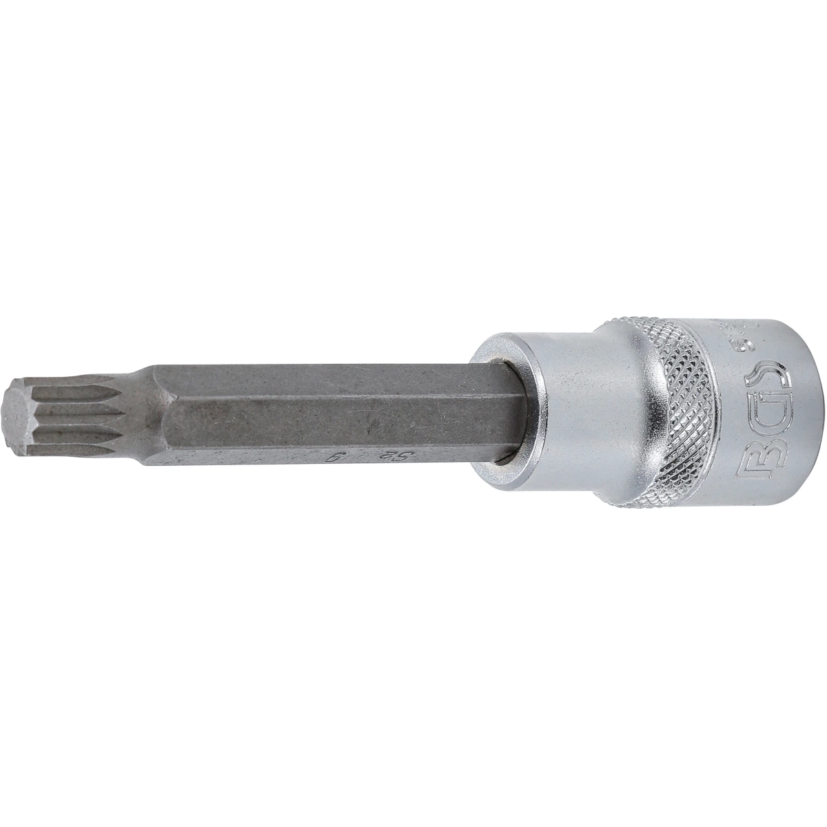 1/2" DADO CON PUNTA SPLINE (XZN) 100 MM DE LARGO M9