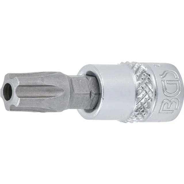 1/4"  DADO CON PUNTA  TORX (T-STAR (TORX)),INVIOLABLE, TS 45X38 MM