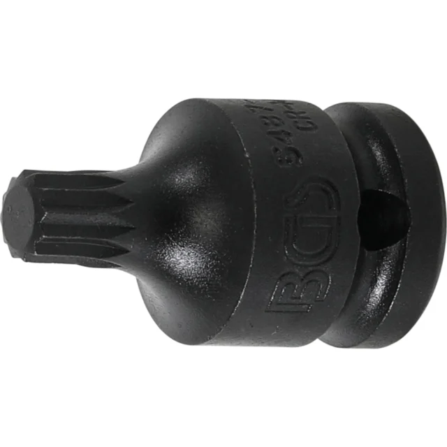 DADO CON PUNTA DE IMPACTO | ENTRADA 12,5 MM (1/2") | DENTADO MÚLTIPLE INTERIOR (PARA XZN) M10