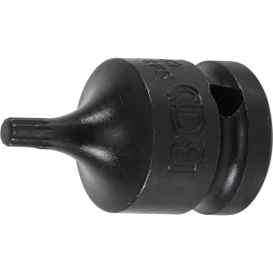 DADO CON PUNTA DE IMPACTO | ENTRADA 12,5 MM (1/2") | DENTADO MÚLTIPLE INTERIOR (PARA XZN) M5