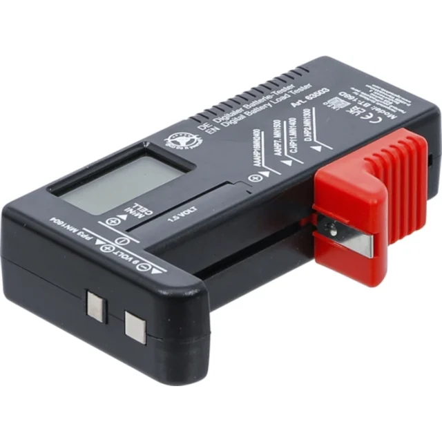 PROBADOR DIGITAL DE CARGA DE BATERÍA | 1,5 V / 9 V