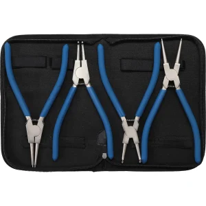 JUEGO DE ALICATES DE PUNTAS (CIRCLIP) | 250 MM | 4 PIEZAS