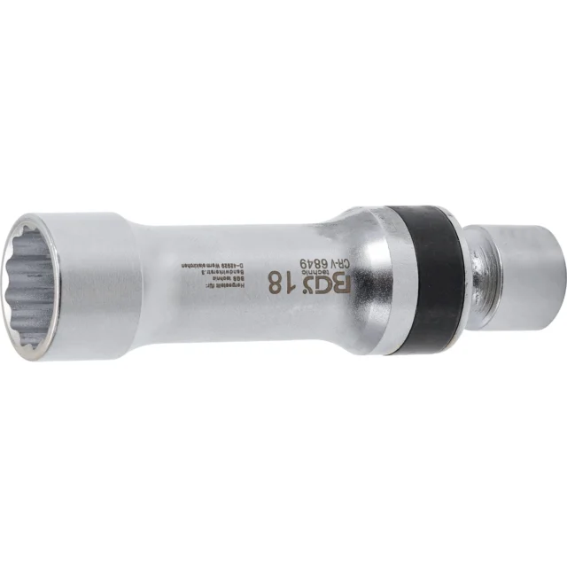 DADO PARA BUJÍAS ARTICULADO 12 CARAS CON MUELLE DE RETENCIÓN | 18 MM
