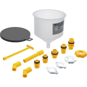 JUEGO DE EMBUDOS DE USO MÚLTIPLE PARA LLENADO DE REFRIGERANTE | 12 PIEZAS